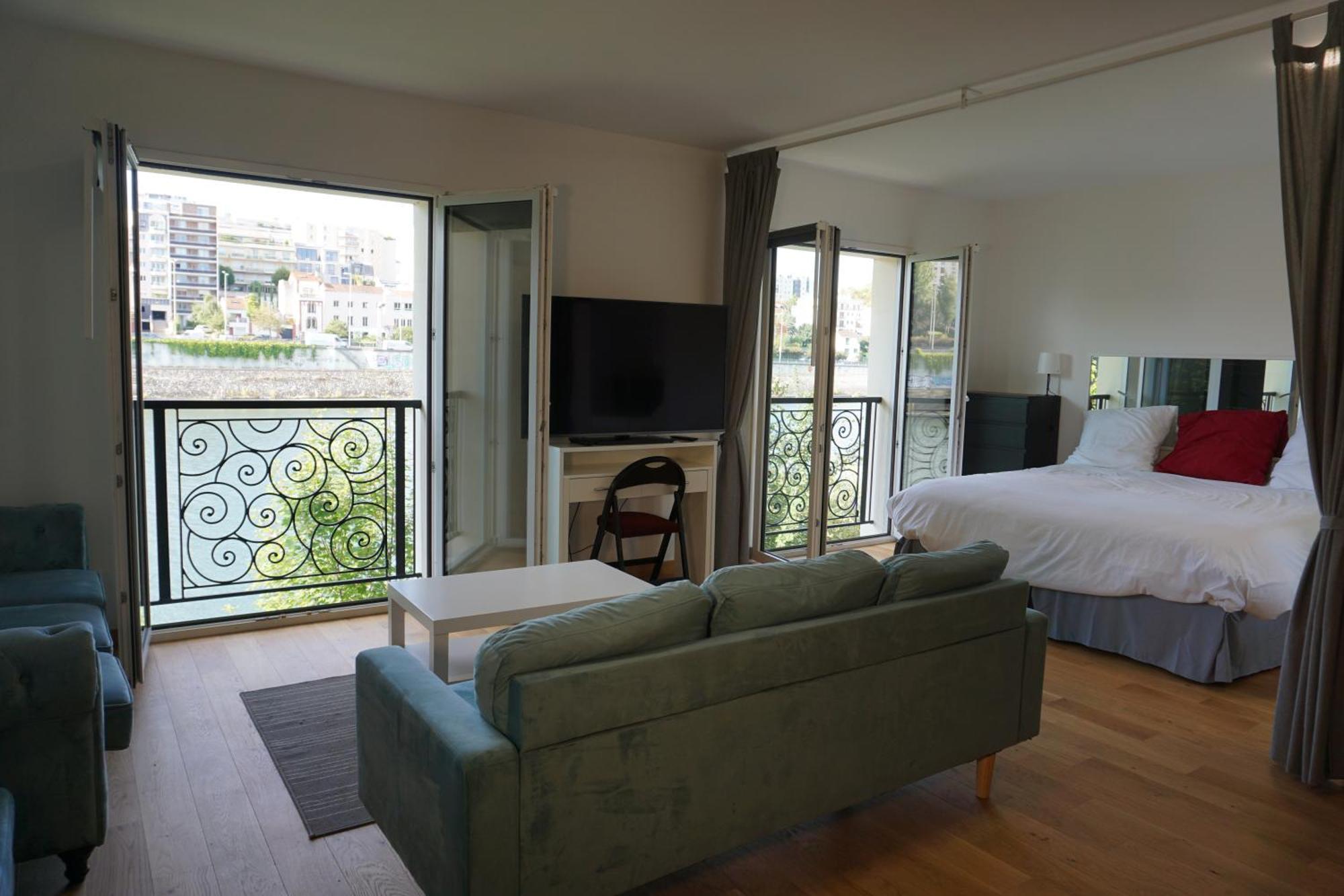 Residences Grande Jatte, Bord De Seine, Suites 52M2 A 97M2, Hopital Americain A 600M 뇌이이쉬르세느 외부 사진