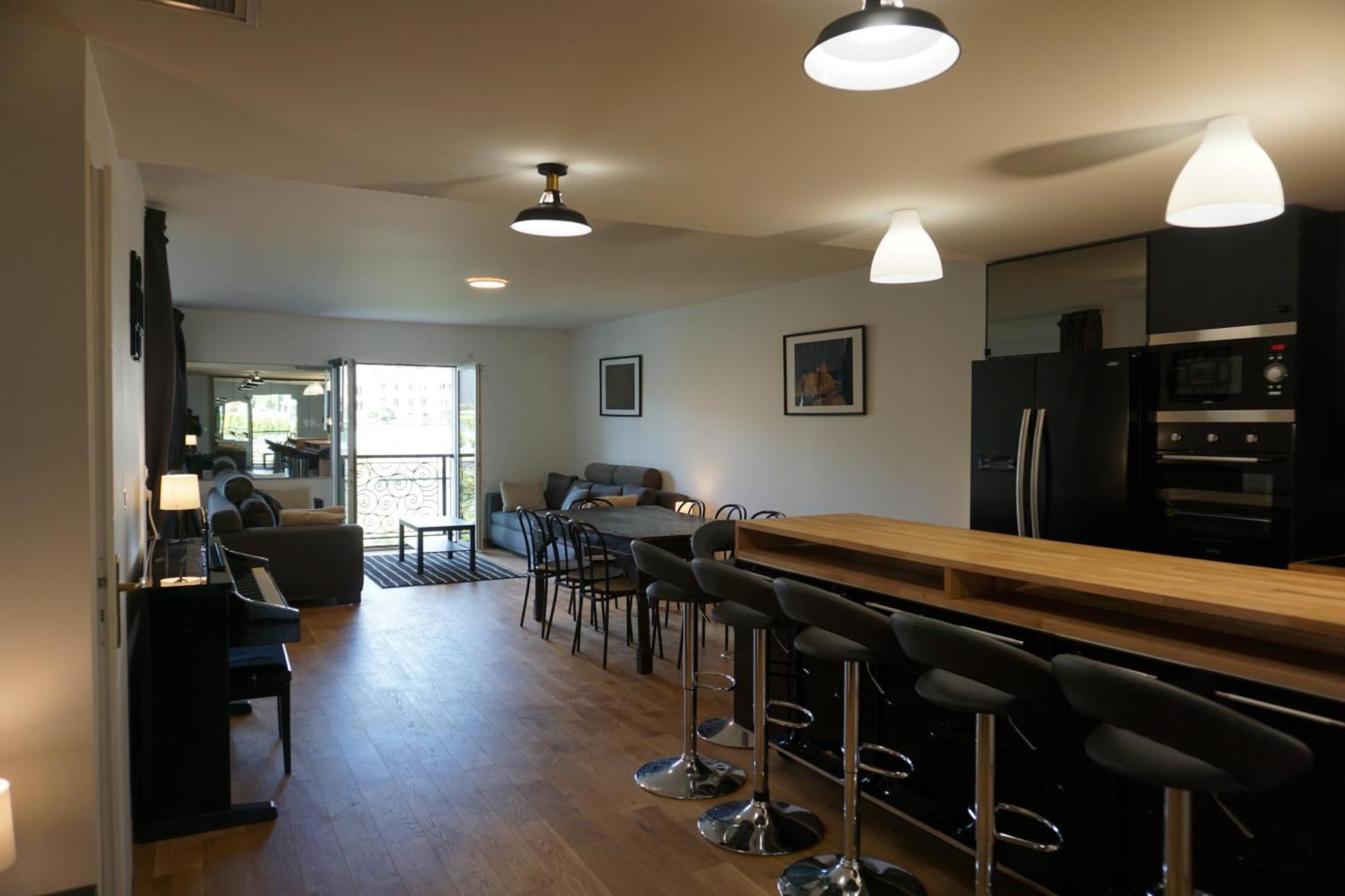 Residences Grande Jatte, Bord De Seine, Suites 52M2 A 97M2, Hopital Americain A 600M 뇌이이쉬르세느 외부 사진